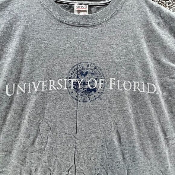 Florida Gators Shirt Adult Extra Large Gray Short Sleeve University USA Mens - Picture 2 of 8